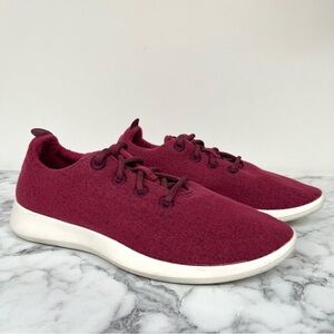 Allbirds Wool Runners Women's Athletic Shoes Sneakers Size 10 Red